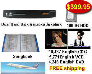 Karaoke Player with English songs & English DVD songs 