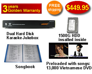 Vietnamese Karaoke Player with English songs & Vietnamese DVD songs 