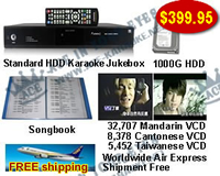 All-in-one Karaoke Player With chinese vcd  songs